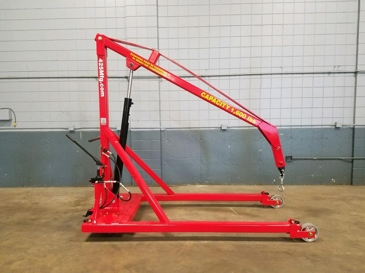 Heavy Duty Hydraulic Jet Engine Crane / Lift / Hoist 425manufacturing