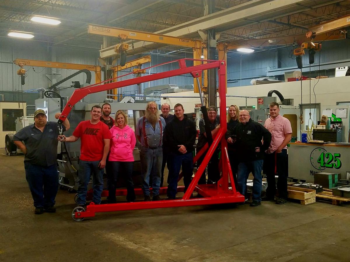 Heavy Duty Hydraulic Jet Engine Crane / Lift / Hoist 425manufacturing