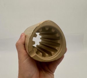 C954 ALUMINUM BRONZESPLINED TRI-LOBE DRIVER