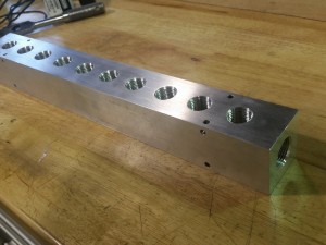 10 Port Aluminum Hydraulic Manifold