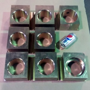 Bronze Bearing Blocks for Wire Straightener   