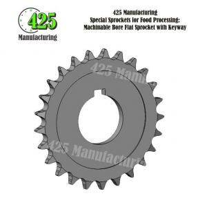 2299K330 MACHINABLE BORE FLAT SPROCKET KEYWAY