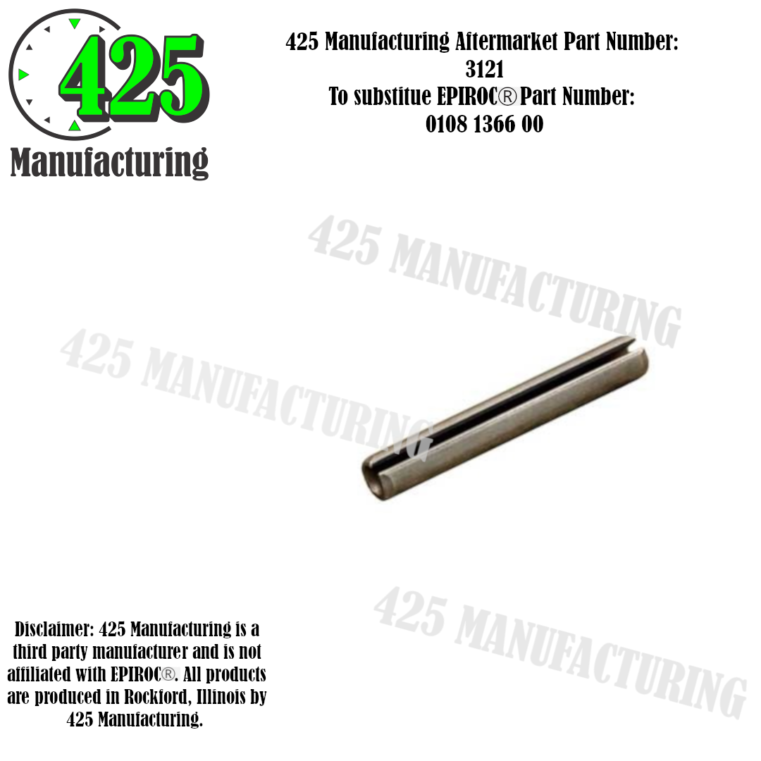 Replaces OEM P/N: 0108 1366 00 Spring Pin   425 P/N 3121