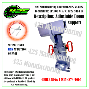 Replaces OEM P/N: 3222 3494 19 Adjustable Boom Support