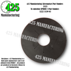 Replaces OEM P/N: 3222 3339 03 Gasket 89MM 3.5 Budget $$$ From Conveyor Belting Material  425 P/N 3323-2