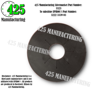 Replaces OEM P/N: 3222 3339 03 Gasket 89MM 3.5" Budget $$$ From Conveyor Belting Material  425 P/N 3323-2