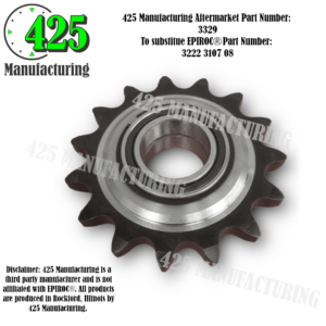 Replaces OEM P/N: 3222 3107 08 Sprocket Wheel 425 P/N 3329