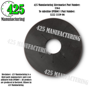 Replaces OEM P/N: 3222 3339 06 Gasket 127MM 5.0 Budget $$$ From Conveyor Belting Material  425 P/N 3364-2