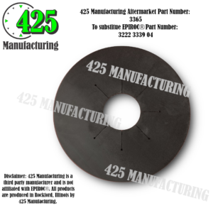 Replaces OEM P/N: 3222 3339 04 Gasket 102MM 4.0 Budget $$$ From Conveyor Belting Material  425 P/N 3365-2