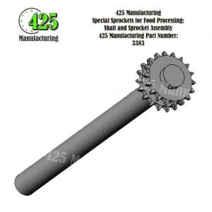 Shaft and Sprocket Assembly 425 P/N 3383
