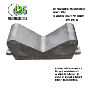 Replaces OEM P/N: 3222 3208 95 6IN Drill Steel Support Half  425 P/N 3388TWO PIECE ASSEMBLY