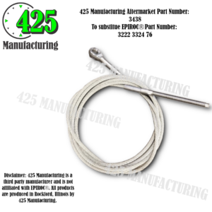 Replaces OEM P/N: 3222 3324 76 Return Rope - Length = 11750MM  425 P/N 3438