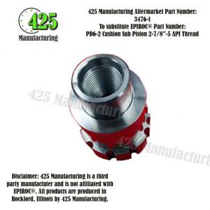Furukawa DCR20 Floating Cushion Sub Piston 2-7/8-5 API Threads 425 P/N 3476-1