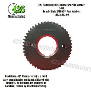 Replaces OEM P/N: 1202 8263 00 Gear Wheel for Compressor425 P/N 3486