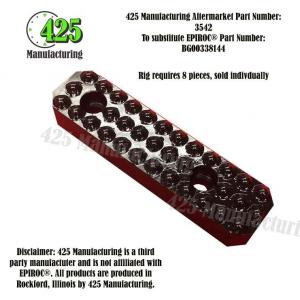 Replaces OEM P/N: BG00338144 Friction Disk - Jaw Plate 425 P/N 3542