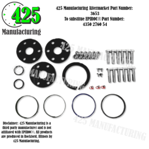 Replaces OEM P/N: 4350 2760 54 FLYTSUB Repair DHR6H Spare Parts Set With 3 Buffers                                  425 P/N 3653