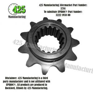 Replaces OEM P/N: 3222 1938 00 Sprocket Wheel  425 P/N 3781