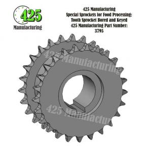 Tooth Sprocket Bored and Keyed 425 P/N 3795