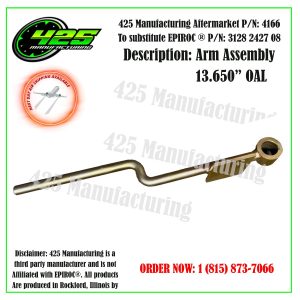 Replaces OEM P/N: 3128 2427 08 Arm Assembly 13.650 Overall Length
