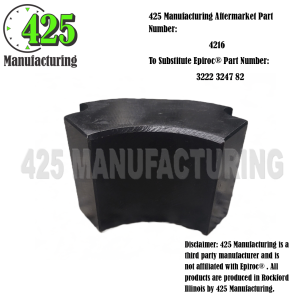 Replaces OEM P/N: 3222 3247 82 Bushing Half     425 P/N 4216 - DIA 4"