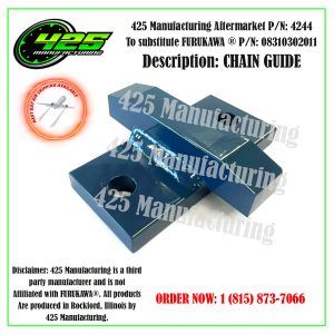 REPLACES OEMP/N: 08310302011 425 P/N: 4244