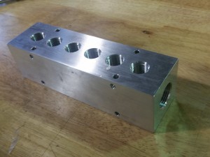 6 Port Aluminum Hydraulic Manifold