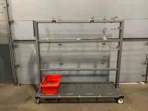 Food Industry Cart with Expanded Metal