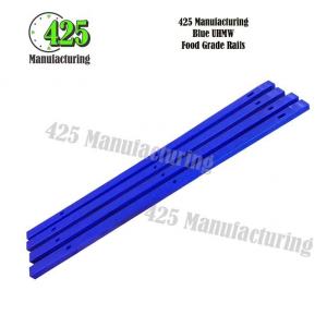 Blue UHMW Food Grade Rails