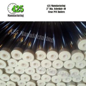 2" Dia. Schedule 40 Clear PVC Rollers              