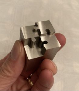 WIRE EDM 4 PIECE PUZZLE SET